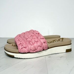 Sam Edelman Ainslie Braided Pink Slide Sandal 8 1/2 M
